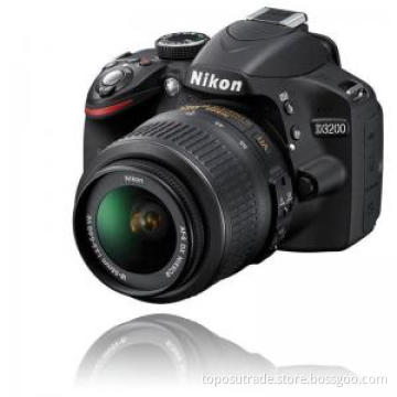 Nikon D3200 Digital SLR DSLR Camera +3 Lens 18-55 VR +24GB KIT & More Brand New